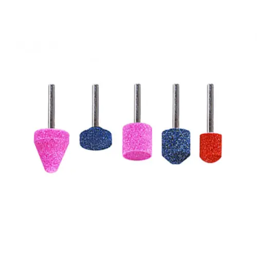 Lot de 5 meules sur tige pour multimatière WOLFCRAFT, Diam.Entre 10 et 20 mm - WOLFCRAFT Prix Cassé