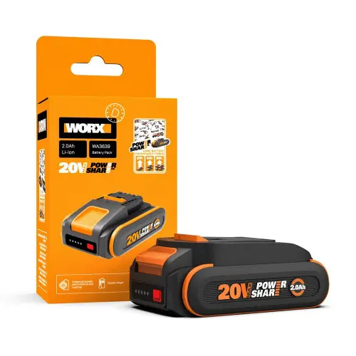 Batterie WORX, 20 V, 2 Ah Wa3639 lithium-ion - Worx Prix Bas