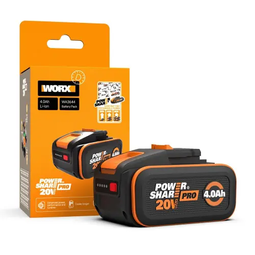 Petit Prix Batterie WORX, 20 V, 4 Ah Wa3644 lithium-ion - Worx