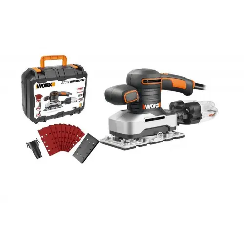 Ponceuse vibrante filaire WORX Wt626, 270 W - Worx Super Prix