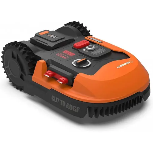Robot tondeuse connecté jusqu‘à 700 m² - WR165E - largeur coupe 18 cm - orange - Worx Expédition Rapide