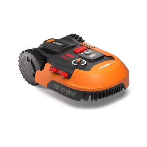 Nouveauté Robot tondeuse connecté WORX LANDROID PLUS - Jusqu‘à 600m² - WR166E - Worx