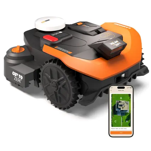 Robot tondeuse connecté WORX VISION CLOUD2 WR330 3000m² – Worx Commander Maintenant