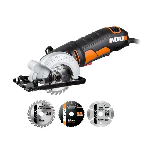 Scie circulaire filaire WORX, 400 W, 85 mm, Wx423.1 – Worx Réduction