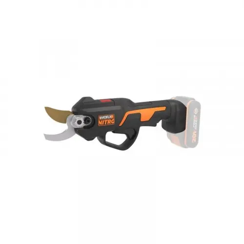 Prix Cassé Sécateur sans fil à batterie 20V - WG330E9 - livré sans batterie ni chargeur - l.25cm - orange - Worx