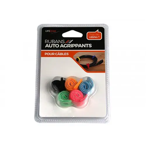 Acheter Direct Lot de 5 attaches-câbles adhésifs – ZENITECH
