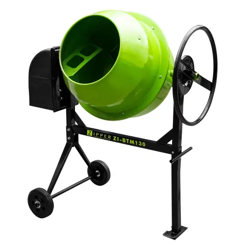 Bétonnière cuve de 130 L - 550W - 230V - Zipper Meilleur Prix