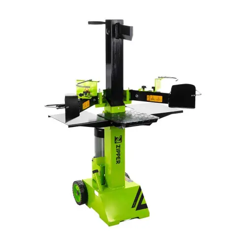 Fendeur de bûches vertical professionnel - 8 tonnes et 21 Mpa - IP54 - Zipper Promotion