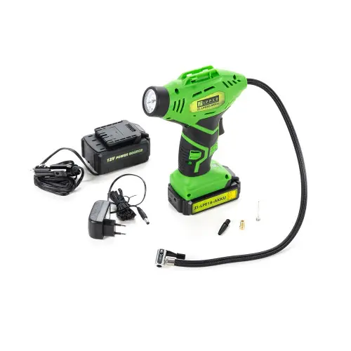 Prix Choc Gonfleur sans fil professionnel – 18V 1,3Ah – pression max. 6,8 bars – livré sans batterie ni chargeur – Zipper