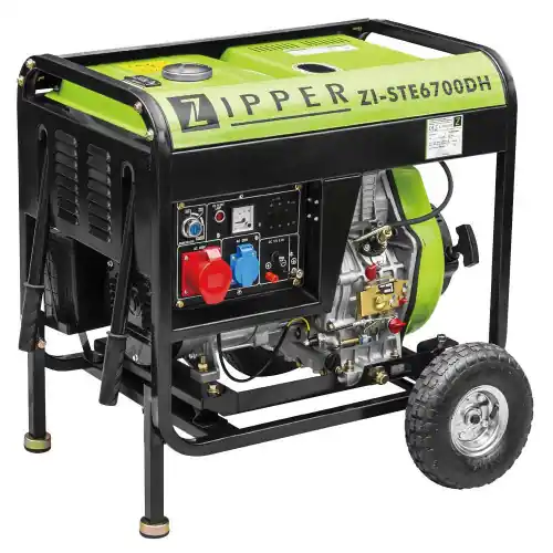 Groupe Electrogène - 5 700 W et 6 500 W max - 115 kg - Zipper Jusqu'à Épuisement Des Stocks