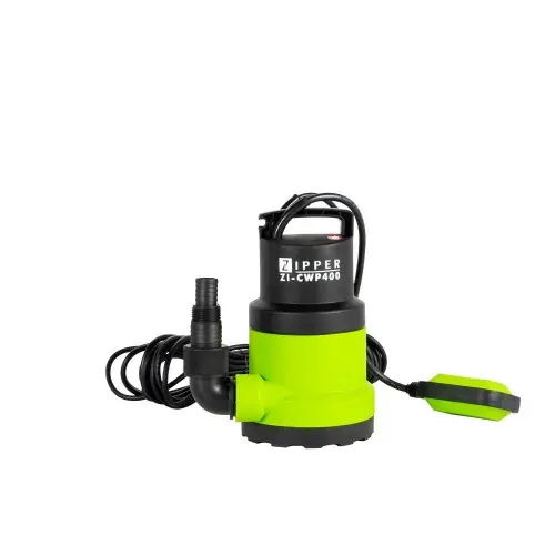Remise Pompe d‘évacuation universelle eaux claires – capacité 7300 l/h – 400 W – 230V – Zipper