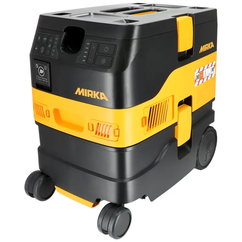 Aspirateur professionnel compact Mirka DEXOS 1217 AFC Satisfait Ou Remboursé