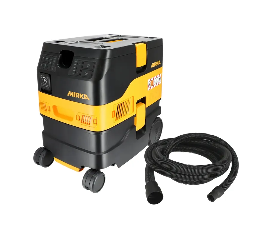 Meilleure Vente Aspirateur professionnel compact Mirka DEXOS 1217 AFC avec tuyau de 4m