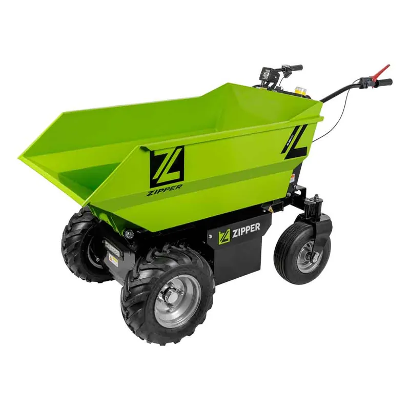 Satisfait Ou Remboursé Brouette électrique Zipper ZI-ED500 Mini-dumper benne basculante 500kg