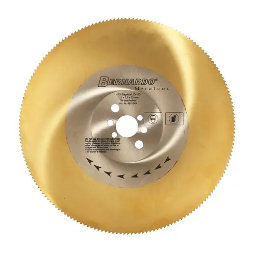 Expédition Rapide Lame de scie HSS revêtu TiN 250 x 2,0 x 32 mm Z 128