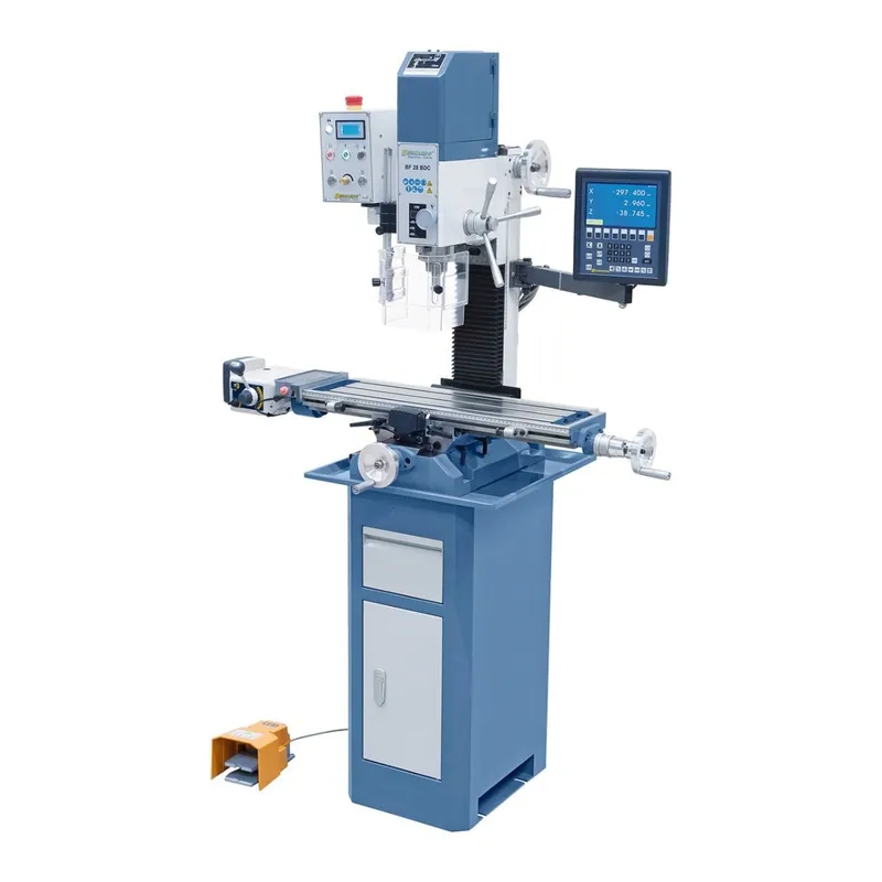 Perceuse fraiseuse BF 28 BDC incl. avance et indicateur digital 3 axes Vente Flash