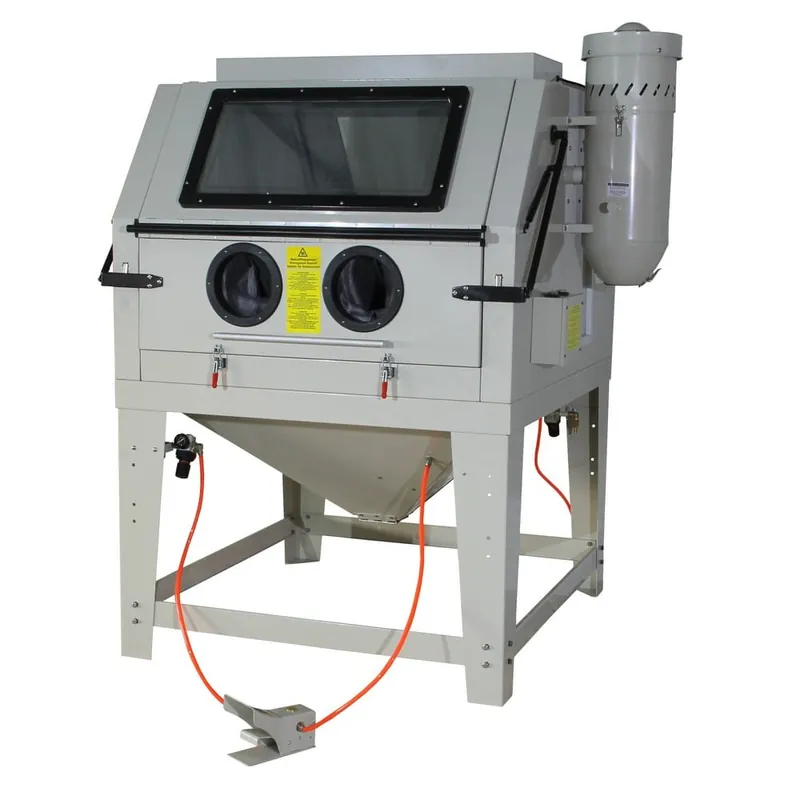 Retour Gratuit Cabine de sablage 1200L – Double ouverture supérieure