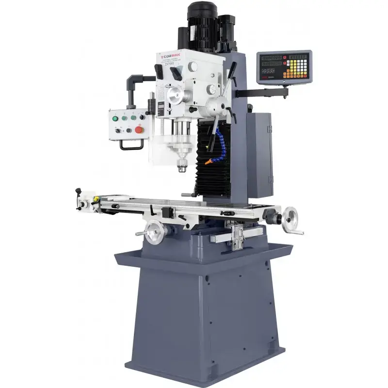 Nouvel Arrivage Perceuse fraiseuse taraudeuse Cormak ZX7055 DRO + alimentation automatique