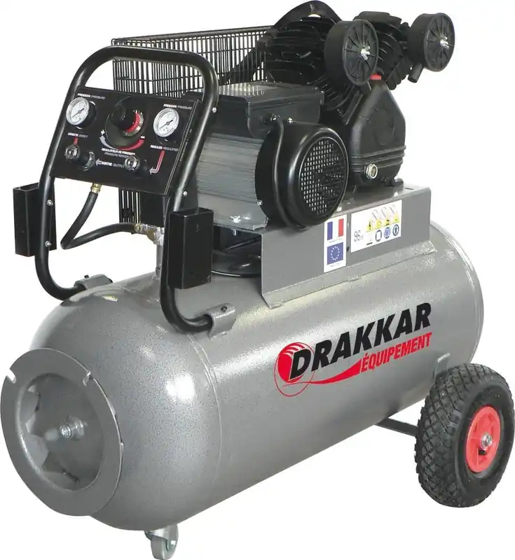 Compresseur professionnel 100 litres 3cv Drakkar Meilleur Choix