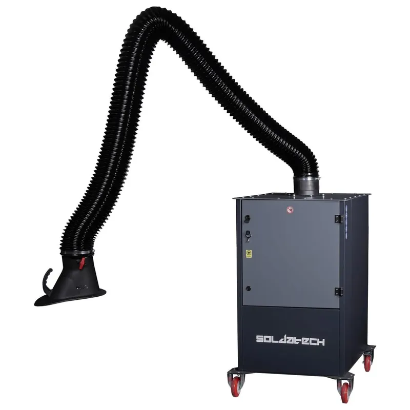 Aspirateur de fumée de soudure 1200m3 0,75kW Soldatech Vente Flash