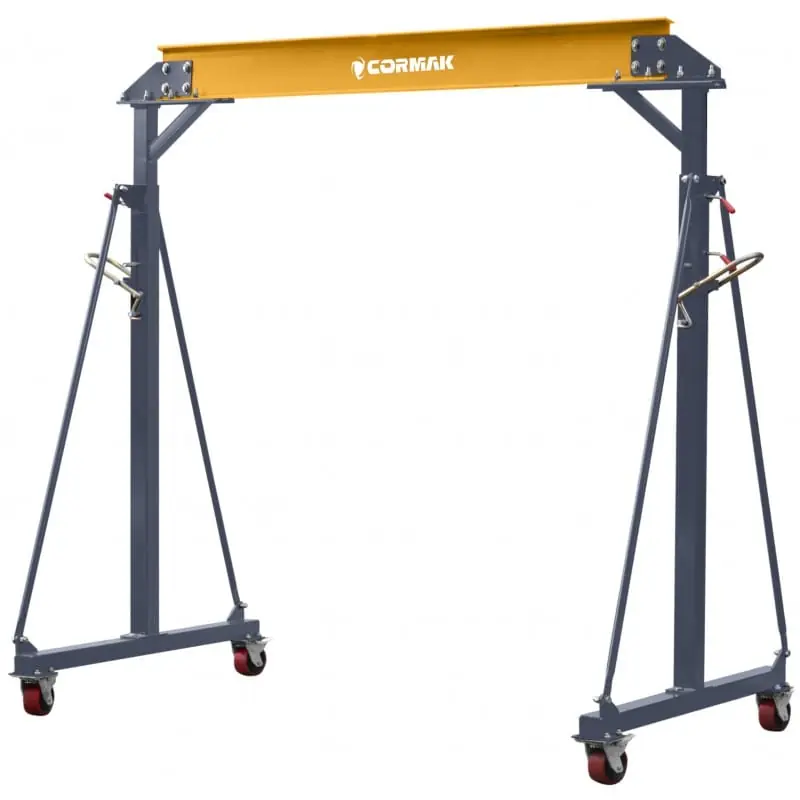 Grue Portique mobile d’atelier 1 Tonne – 1000kg Cormak PK1 Prix Réduit