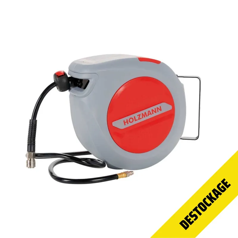 Enrouleur tuyau d’air comprimé Holzmann 15m – LSR15AIR Prix Choc