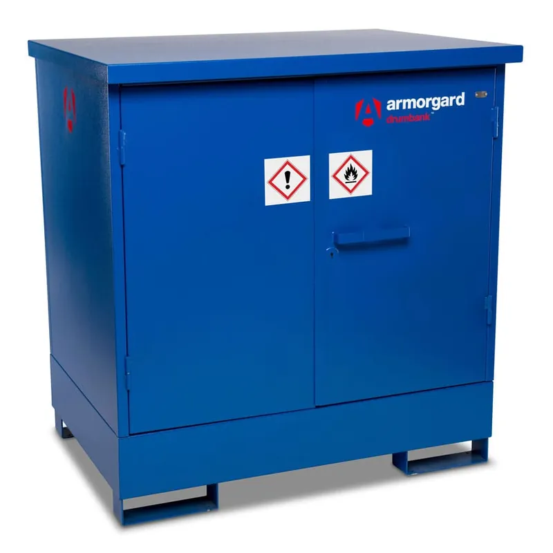 Armoire De Stockage 2 Fûts Armorgard Drumbank DB2 Prix Réduit