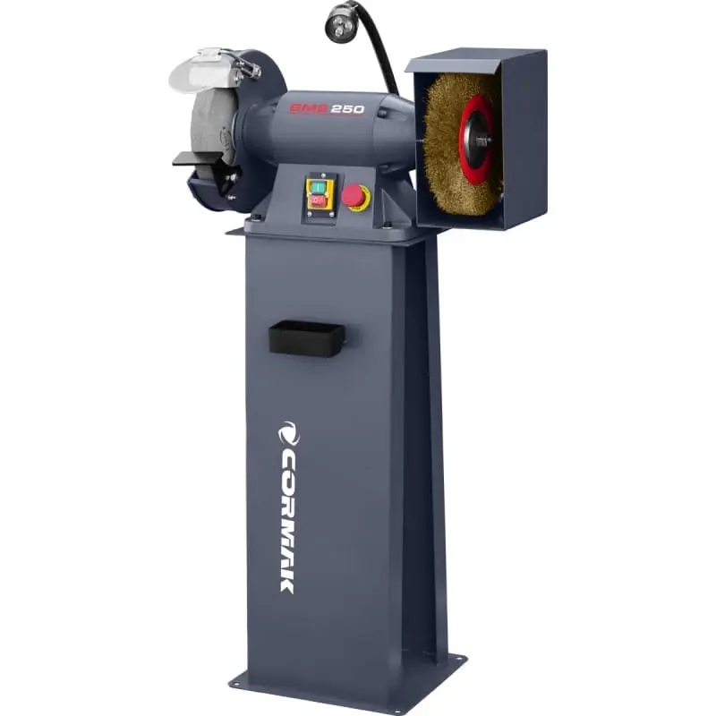 Usine Directe Touret combiné meule brosse Cormak BMS250 400v