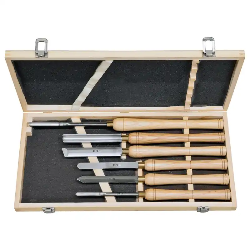 Retour Gratuit Coffret de 6 outils de tournage en carbon Bernardo
