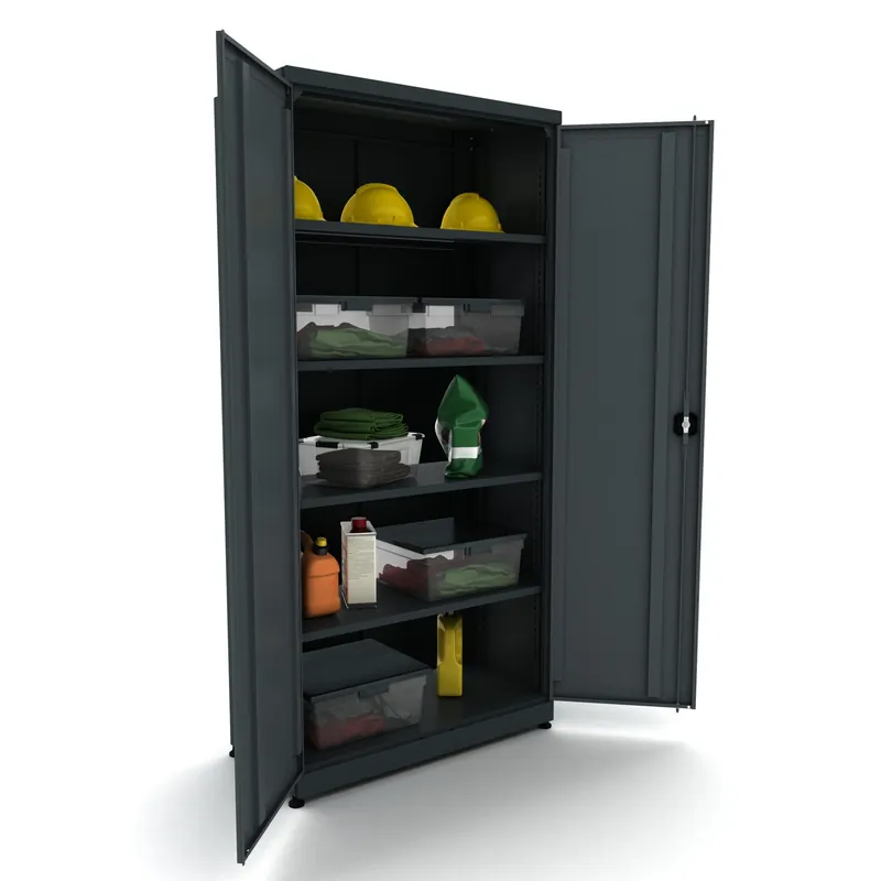 Achat Immédiat Armoire d’atelier industriel 2 portes incl. 4 étagères