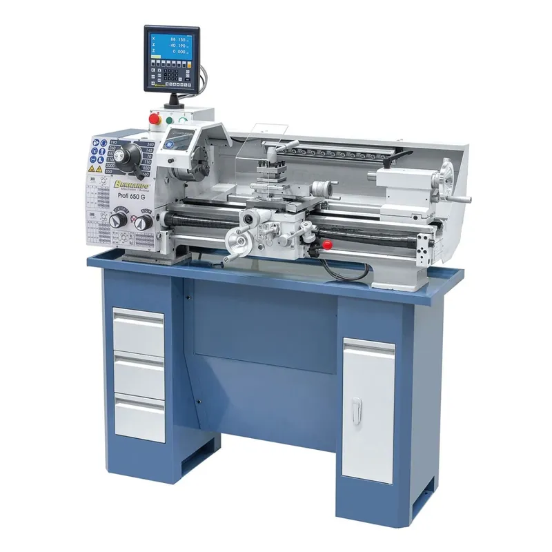 Tour universel Bernardo Profi 650 G avec DRO 2 axes- 400V Must-Have