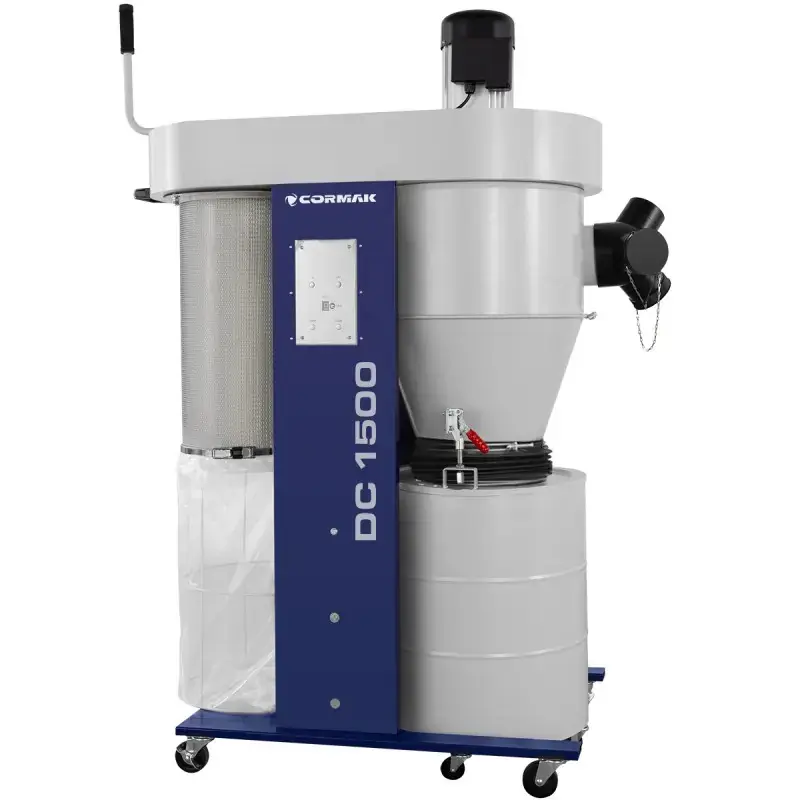 Dernière Chance Aspirateur cyclone industriel à copeaux Cormak DC1500 230V
