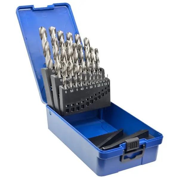 Coffret de forets HSS-G DIN 338 1 à 13mm – 25 pièces Promotion Saisonnière