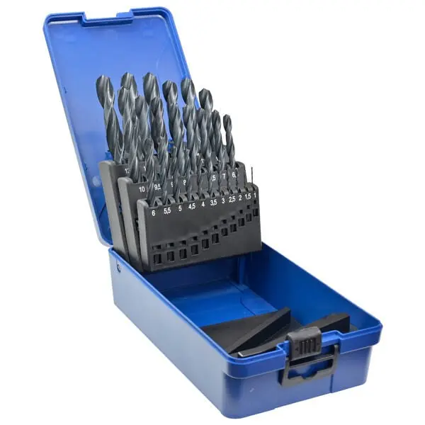 Coffret de forets HSS Laminés 1 à 13mm – 25 pièces Bon Marché