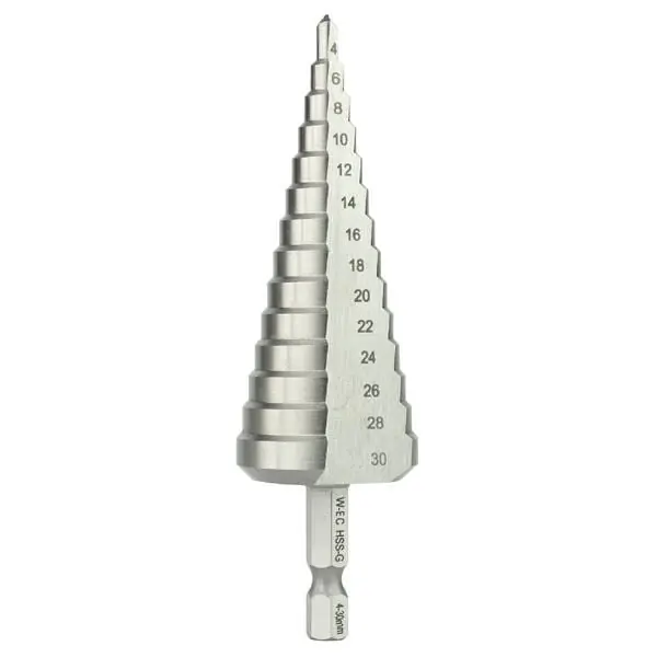 Quantité Limitée Foret étagé HSS-G – 1/4″ 4-12mm 9STEPS