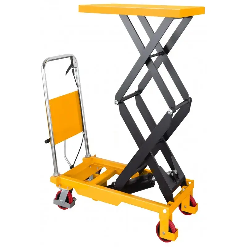 Top Vente Table élévatrice double ciseaux mobile 150kg 1340mm