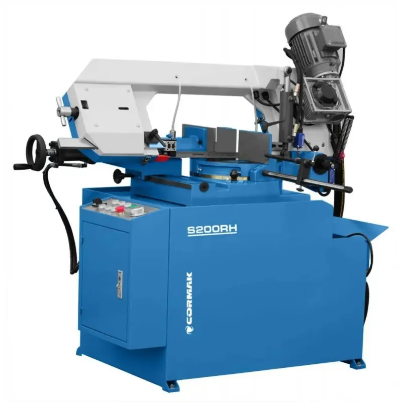 Scie à ruban semi-automatique à métaux Cormak S200RH Bon Marché