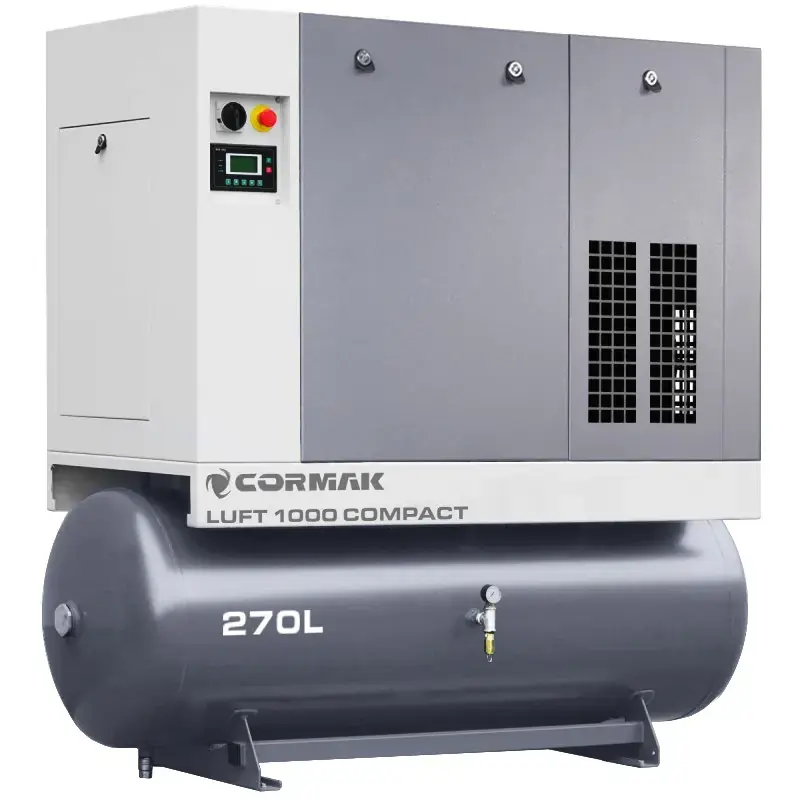 Achetez Aujourd&rsquo;hui Compresseur à vis- LUFT 1000 COMPACT – 270L CORMAK